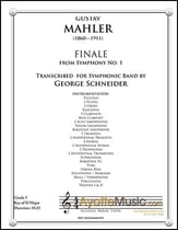 Symphony No. 1 Finale Concert Band sheet music cover